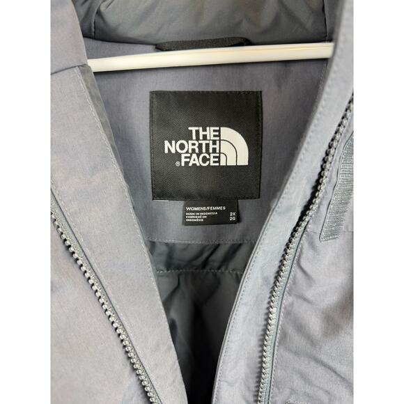 The North Face Women's Plus Size 2X Arctic Parka Down Coat Vanadis Grey - Picture 3 of 7